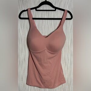 Rhonda Shear Blush Pink Bra Camisole
